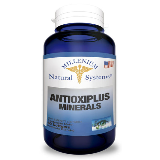 ANTIOXIPLUS MINERALS X 60 SOFTGEL * MILLENIUM NATURAL SYSTEMS
