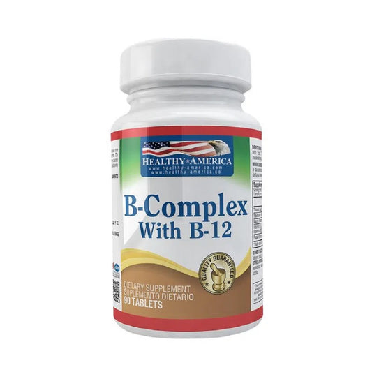 B-COMPLEX + B12 X 90 TABL * HEALTHY AMERICA