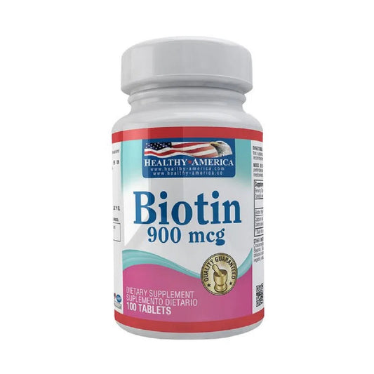 BIOTIN ( BIOTINA) 900 MCG * HEALTHY AMERICA