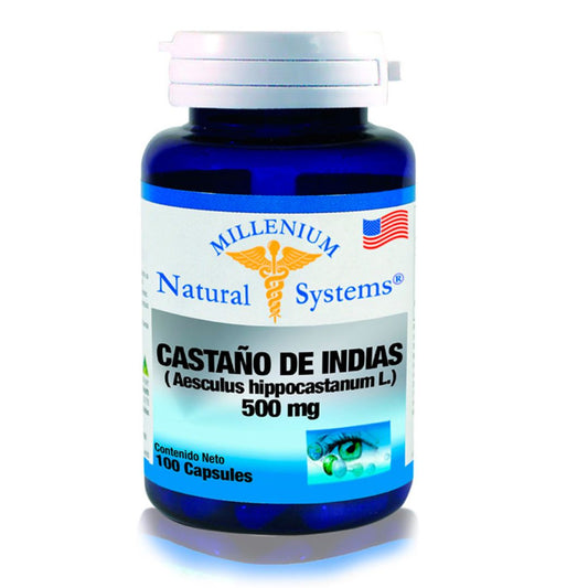 CASTAÑO DE INDIAS 500 MG * MILLENIUM NATURAL SYSTEMS