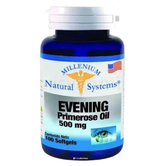 EVENING PRIMEROSE OIL  500 MG X 100 SG * MILLENUM NATURAL SYSTEMS