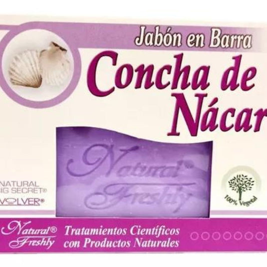 JABON DE CONCHA DE NACAR X 90 GR * NATURAL FRESHLY