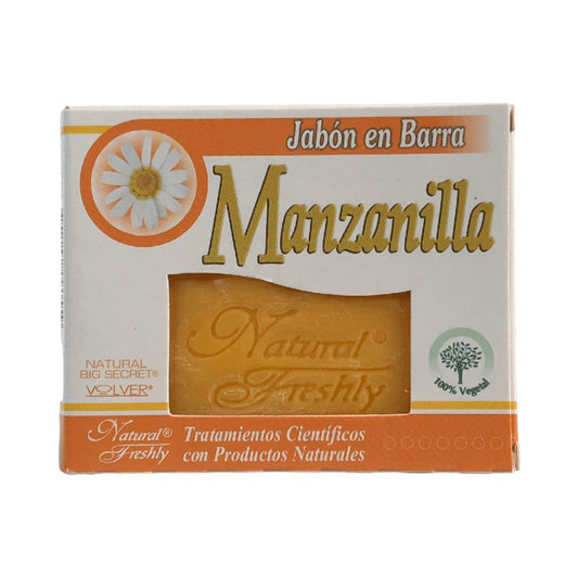 JABON DE MANZANILLA *90GR NATURAL FRESHLY