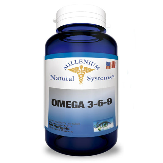 OMEGA 3-6-9 X 90 SG * MILLENIUM NATURAL SYSTEMS