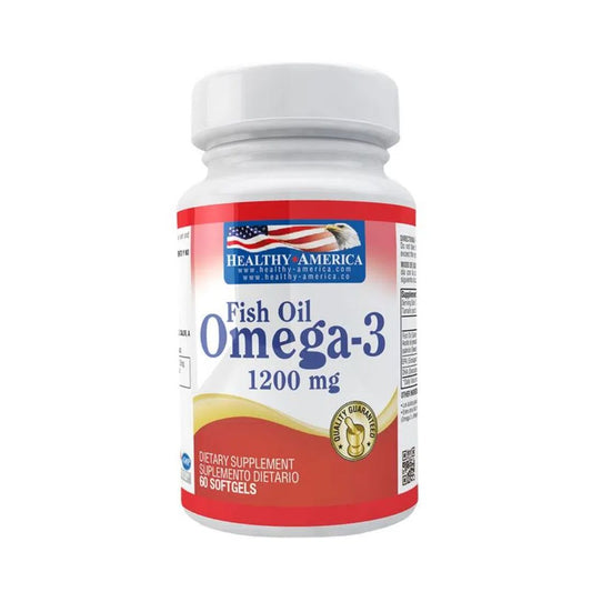 OMEGA-3 FISH OIL 1200 MG * HEALTHY AMERICA