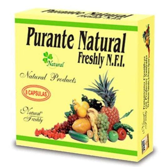 PURANTE NATURAL- PURGANTE CAJA X 8 CAP DE 500 MG * NATURAL FRESHLY