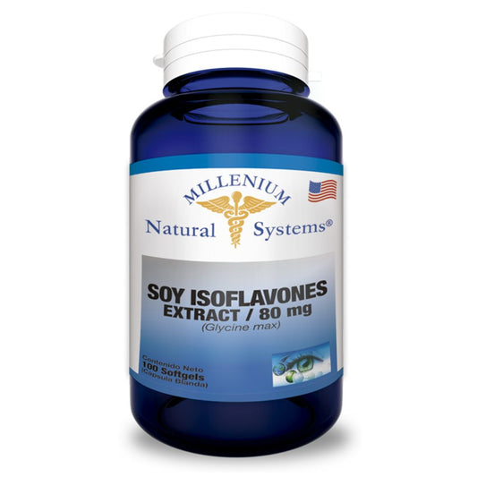 SOY ISOFLAVONAS EXTRACT 80 MG * MILLENIUM NATURAL SYSTEMS