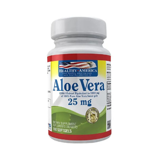 ALOE VERA 25 MG * HEALTHY AMERICA