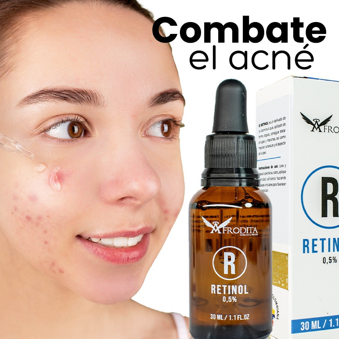 RETINOL 0,5%( VITAMINA A ) ANTI ACNÉ X 30 ML * AFRODITA