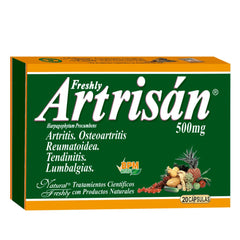 ARTRISAN-ANTIARTRITICO-ANALGESICO-BLISTER X 20 CAP 500 GR * NATURAL FRESHLY