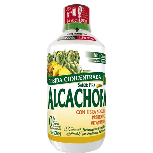 BEBIDA FUNCIONAL CONCENTRADA DE ALCACHOFA-PIÑA x 360 ML * NATURAL FRESHLY