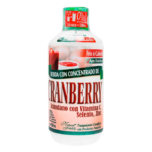BEBIDA FUNCIONAL DE CRANBERRY (ARANDANO ) X 360 ML *NATURAL FRESHLY