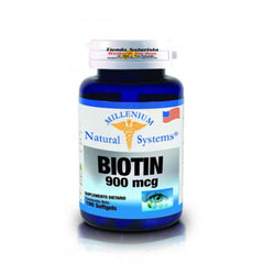 BIOTINA  900 MCG x 100 SG * MILLENIUM NATURAL SYSTEMS