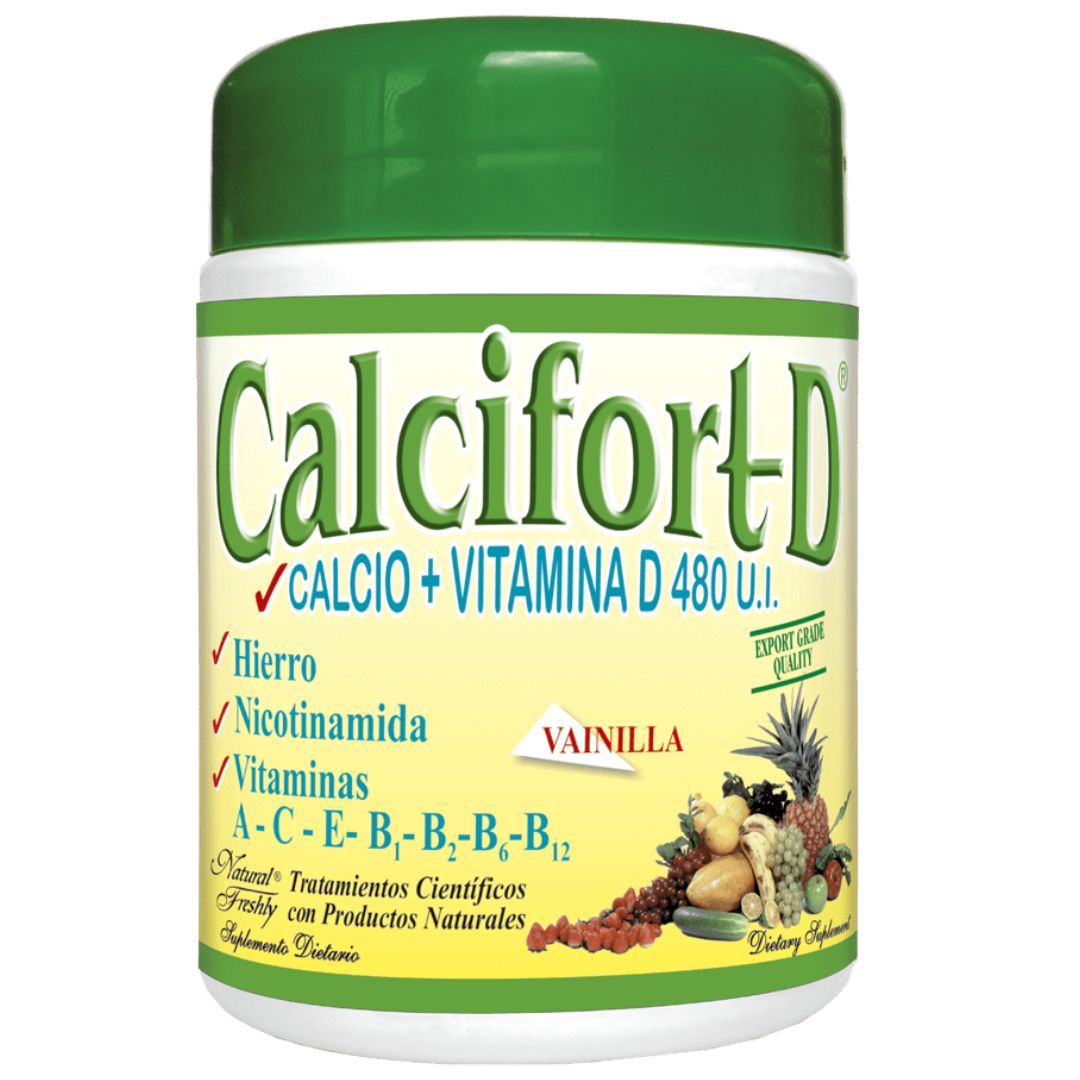 CALCIFORT D MALTEADA VAINILLAx 360 GR *  NATURAL FRESHLY