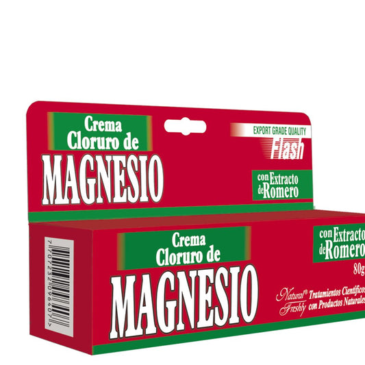 CLORURO DE MAGNESIO CREMA CON EXTRACTO DE ROMERO X 80 GR * NATURAL FRESHLY