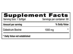 COLOSTRUM 1000 MG X 90 SG * MILLENIUM NATURAL SYSTEMS