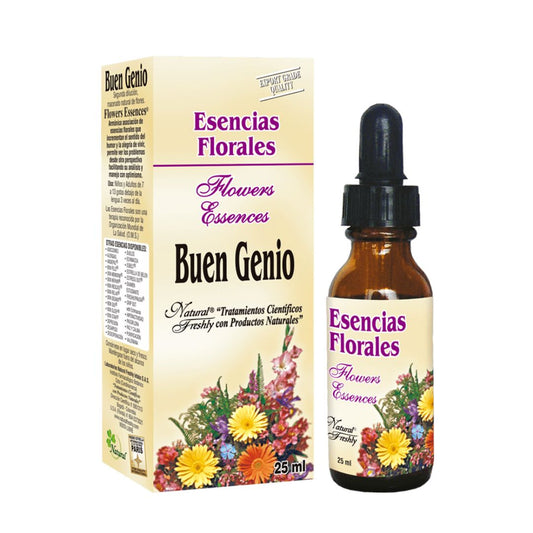 ESENCIA FLORAL BUEN GENIO X 25 ML * NATURAL FRESHLY.