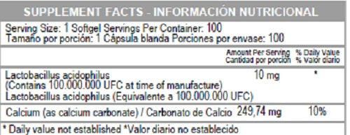 FLORAPHILUS 10 MG (LACTOBASILOS) * HEALTHY AMERICA