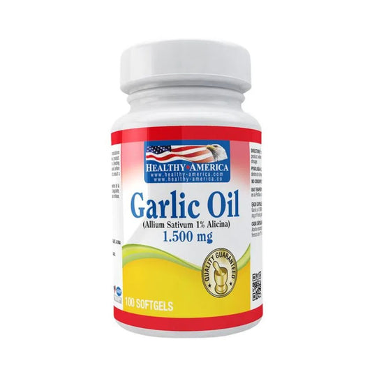 GARLIC OIL 1500 MG X 100 SG *HEALTHY AMERICA