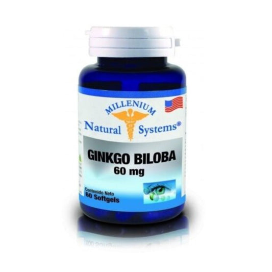 GINKGO BILOBA 60 MG * MILLENUM NATURAL SYSTEMS