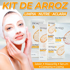 KIT ACLARADOR Y DESMANCHADOR X 5 UNDS * BIOAQUA