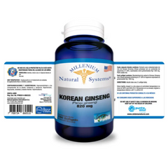KOREAN GINSENG 820 MG X 100 SOFGELS * MILLENIUM NATURAL SYSTEMS