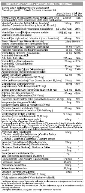 MAX POWER FOR MEN (MULTIVITAMINICO PARA HOMBRES) 60 TAB * HEALTHY AMERICA