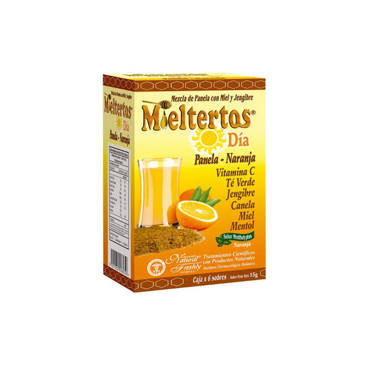 MIELTERTOS GRIPA DIA NARANJA POLVO CAJA X 6 SOBRES * NATURAL FRESHLY