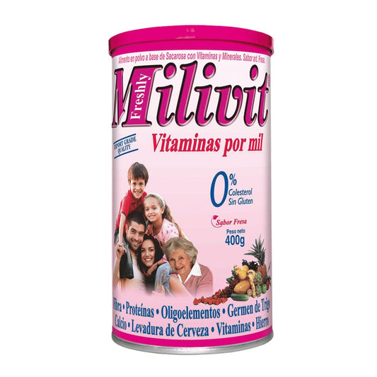 MILIVIT MALTEADA X 400 GR * NATURAL FRESHLY