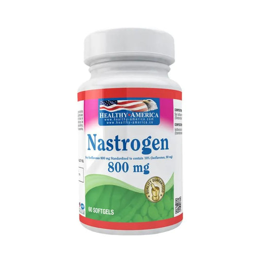 NASTROGEN 800 MG (ISOFLAVONAS DE SOYA) X 60 SG * HEALTHY AMERICA