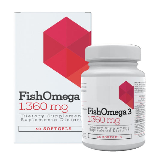 OMEGA-3 FISH OIL 1360 MG X 60 SOFT * HEALTHY AMERICA