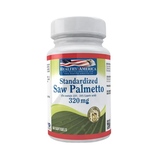 SAW PALMETO 320 MG X 60 SOFTGELS * HEALTHY AMERICA