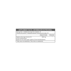 COCONUT OIL 3000 MG 90 S0FTGEL * HEALTHY AMERICA