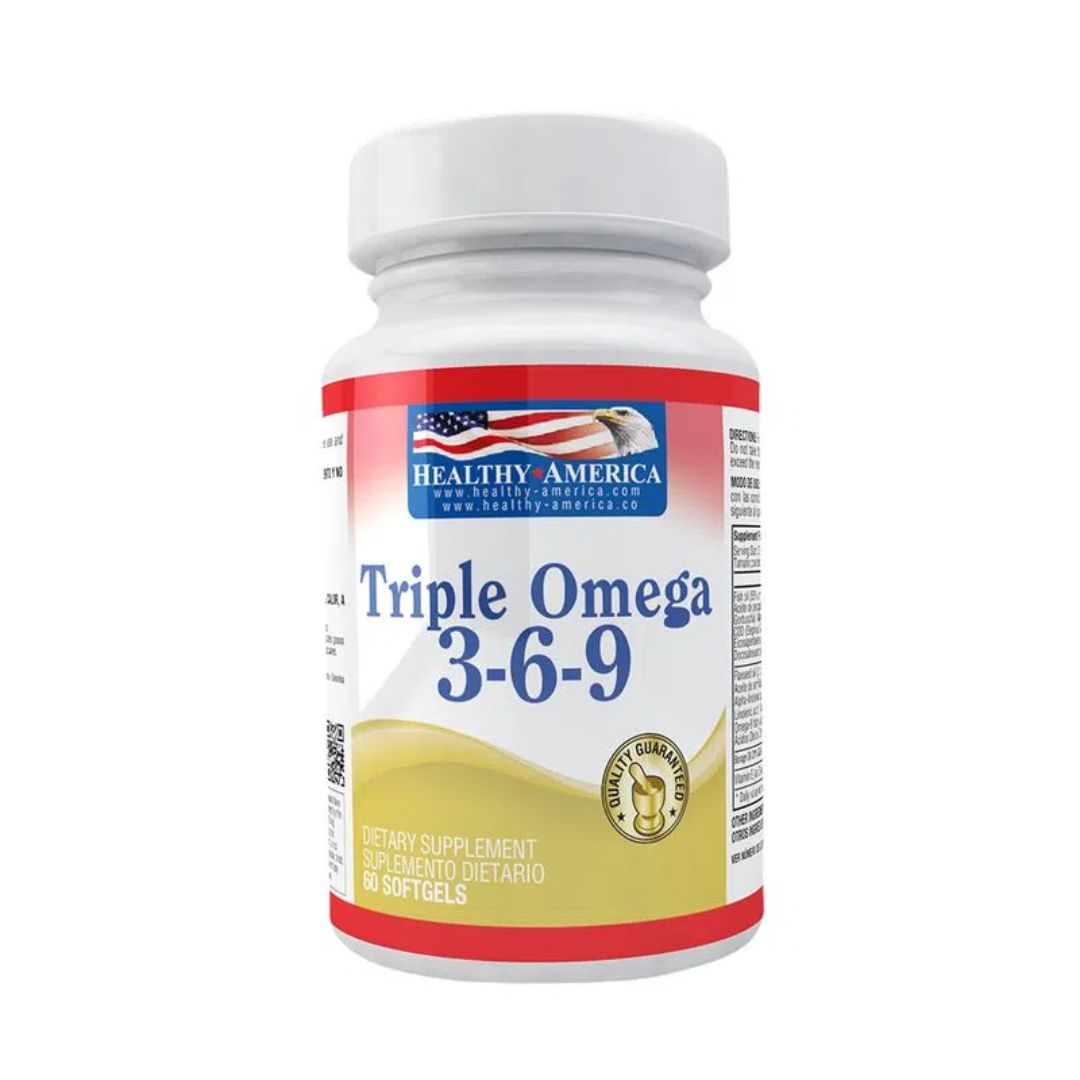 TRIPLE OMEGA 3-6-9 1200 MG * HEALTHY AMERICA