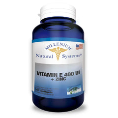 VITAMINA E 400 UI+ZINC X 100 SG * MILLENIUM NATURAL SYSTEMS