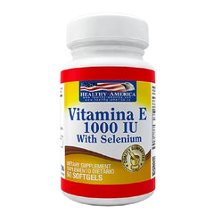 VITAMINA E 1000 IU + SELENIUM * HEALTHY AMERICA