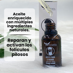 ACEITE PARA LA BARBA X 30 ML * AFRODITA