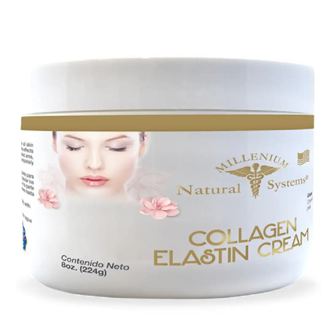 Crema Colageno + Elastina  CREMA COLÁGENO + ELASTINA X 224 GR * MILLENIUM NATURAL SYSTEMS