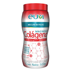 COLÁGENO MAGNESIO BIOTINA VITAMINA C POLVO X 500 GR * EUVI