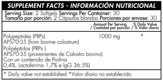 COLOSTRUM COMPLETE 1.000 MG X 60 SOFT * HEALTHY AMERICA