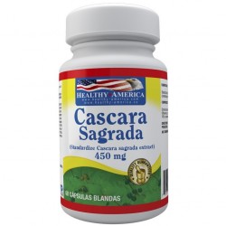 CASCARA SAGRADA 450 MG 60 CAPS * HEALTHY AMERICA