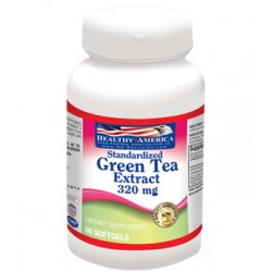 GREEN TEA EXTRACT (TE VERDE) 320 MG 60 CAPS *HEALTHY AMERICA.