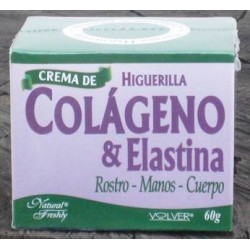 CREMA DE COLAGENO & ELASTINA 60 GR*NATURAL FRESHLY